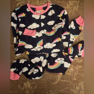Girl’s Rainbow Cloud Onesie Pajamas